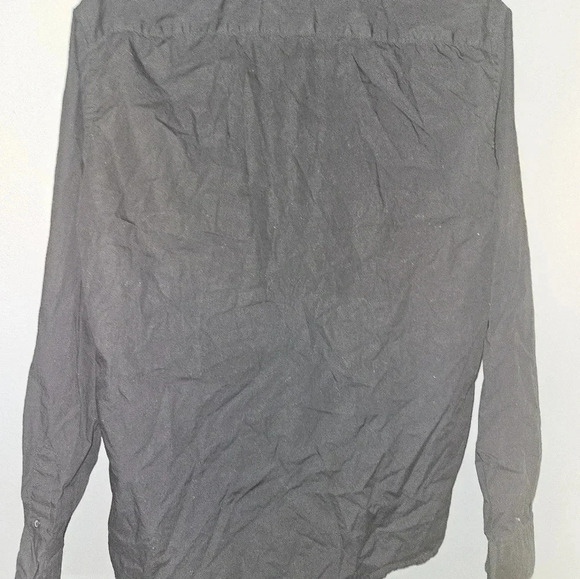 H & M Mens Regulat Fit Long Sleeve Black Dress Shirt Size S - Picture 14 of 14